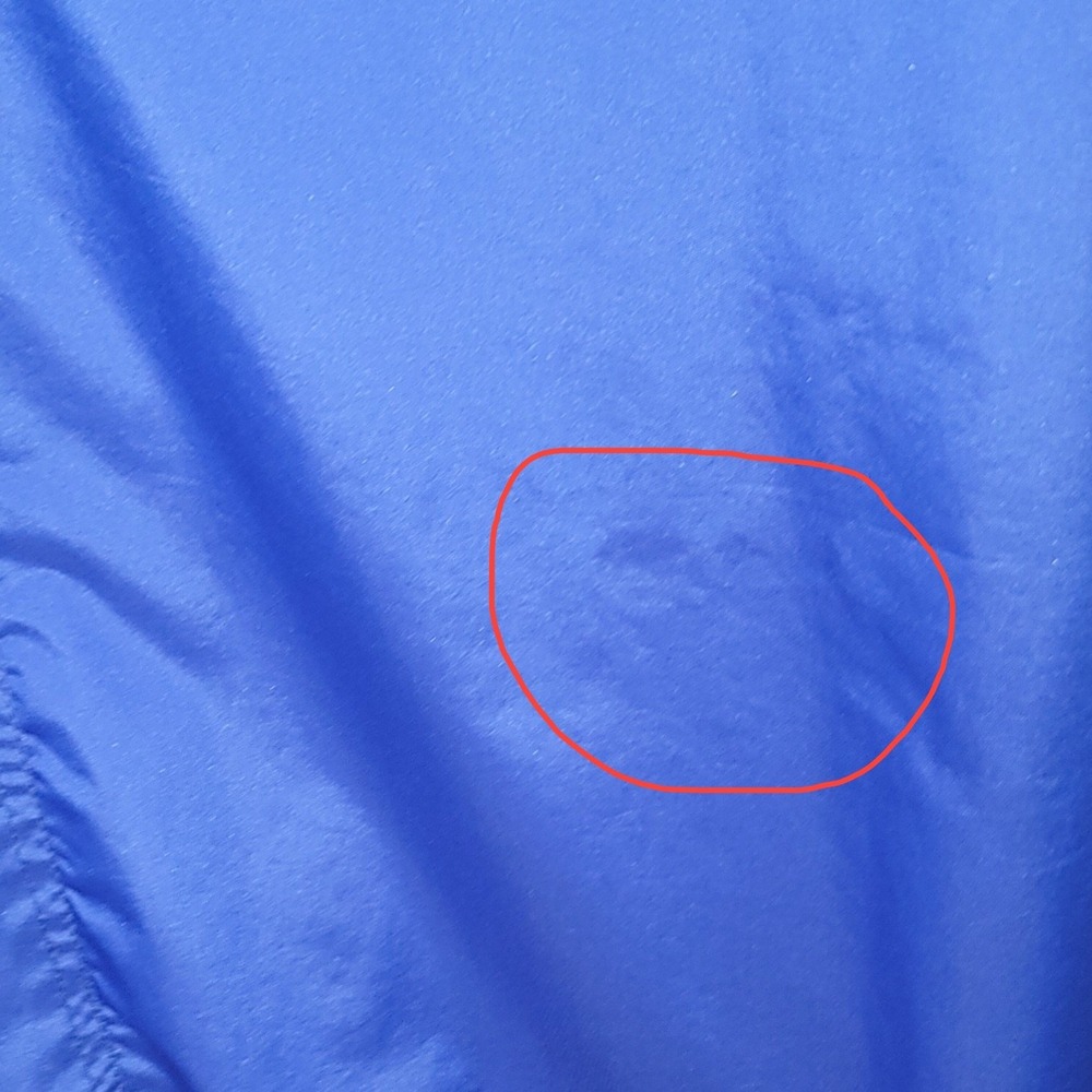 Harve Bernard Blue Double Breasted Rain Trench Coat 3X Preppy Waterproof Spring - Picture 12 of 13